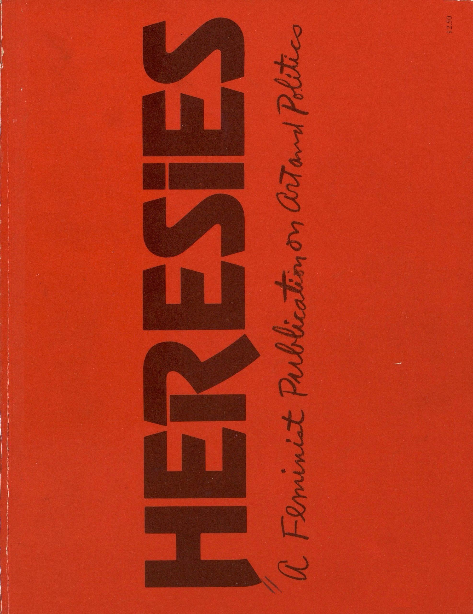 Heresies Issue 01 Cover