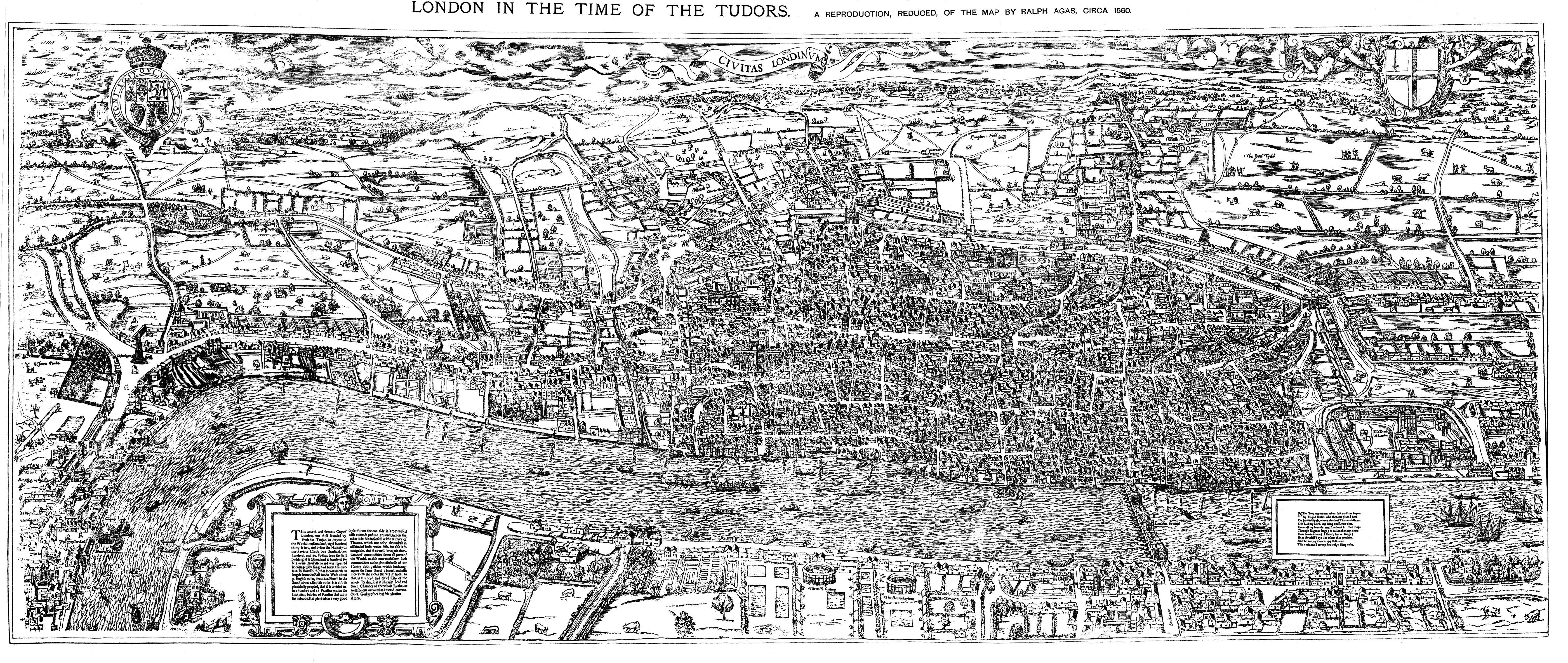 Civitatis Londinium (Agas Map)