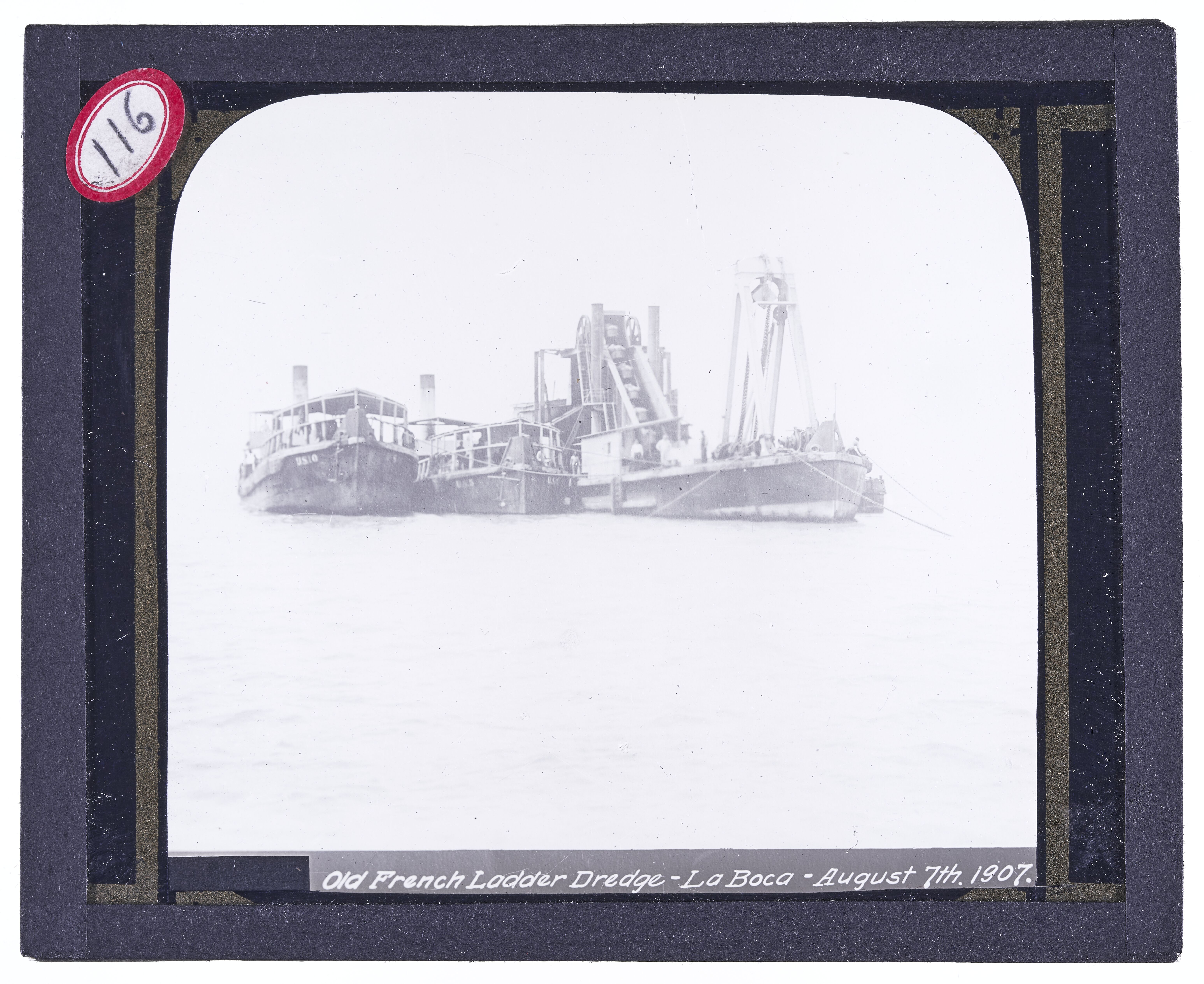 Old French Ladder dredge, August 7th, 1907