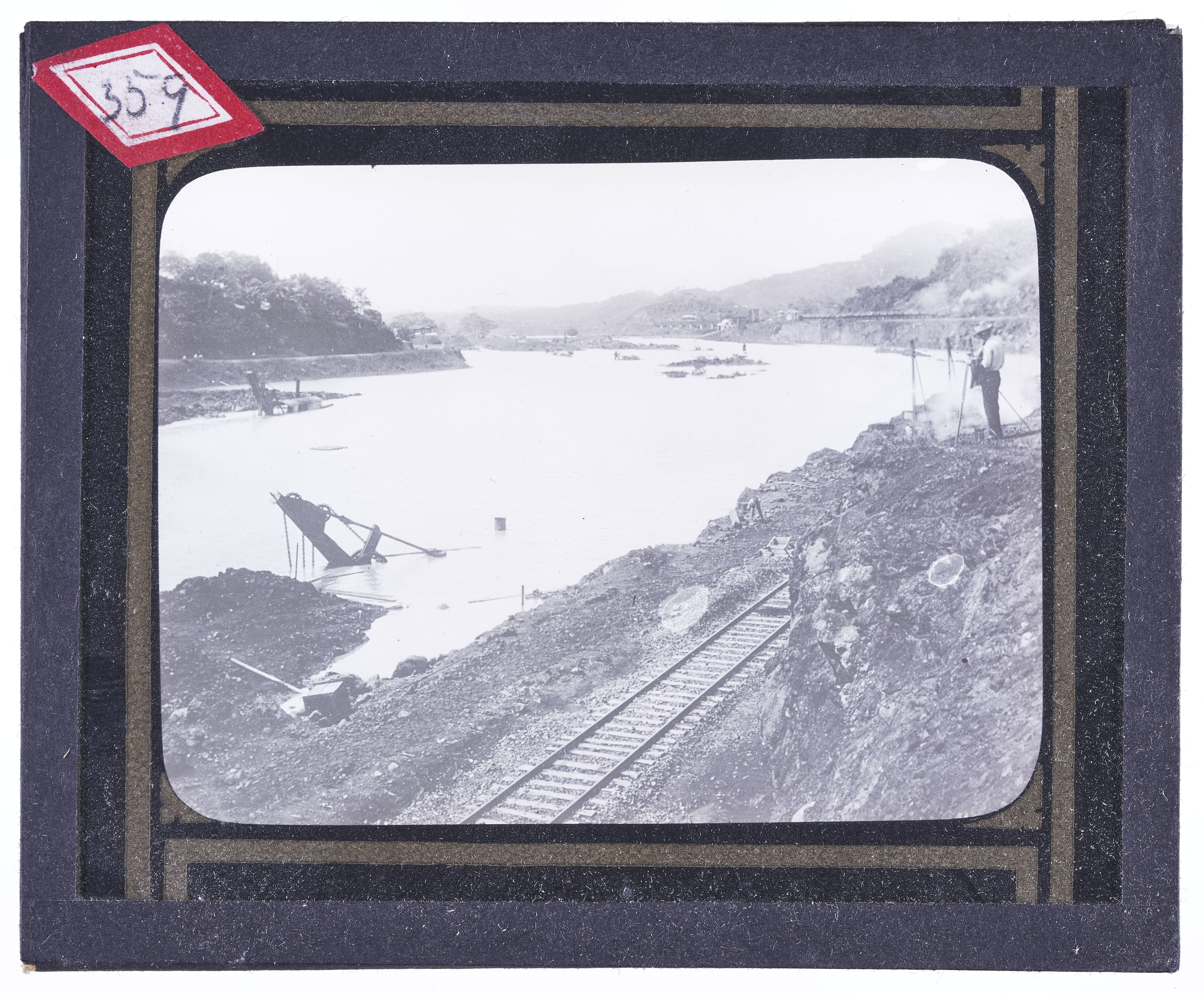 The Cut at Bas Obispo during the Flood of Nov.19, 1909