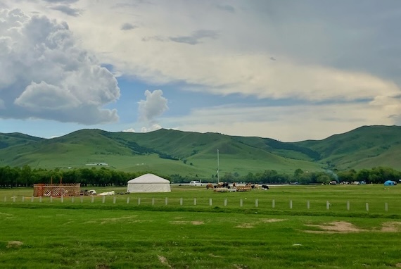 Countryside in the Buryat region of Russia