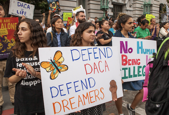 Protest to support DACA recipients