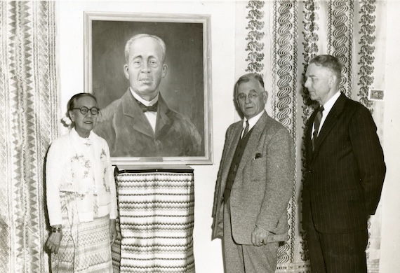 Burma Bucknell event 1958 with Elizabeth Shaw Loo (left)
