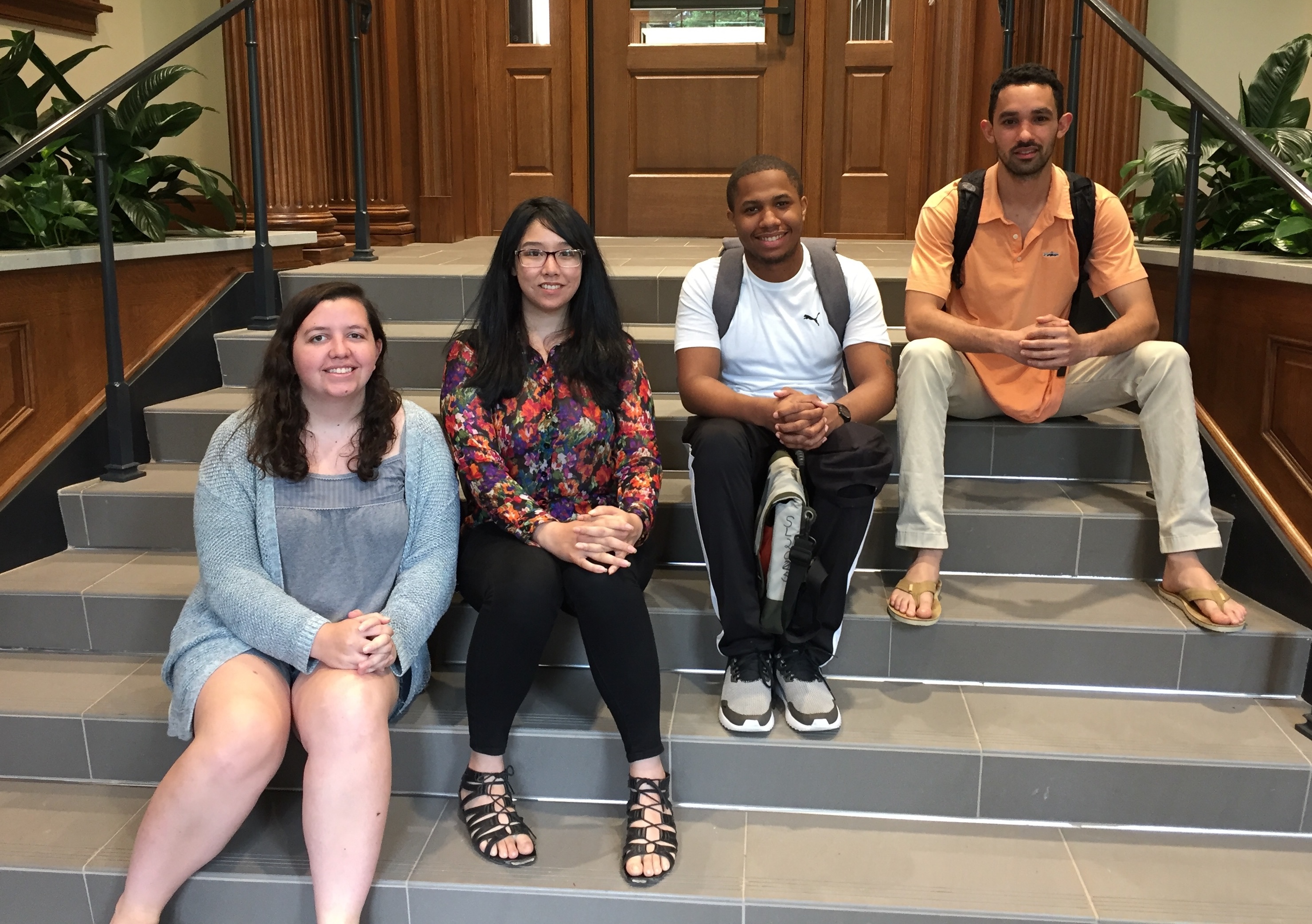 DSSRF 2018 cohort: Abby, Alexis, Craig, Nick