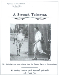 Kallenbach featured in Indian Opinion (1912)