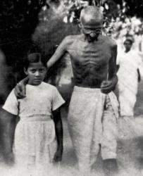 Gandhi and Lakshmi